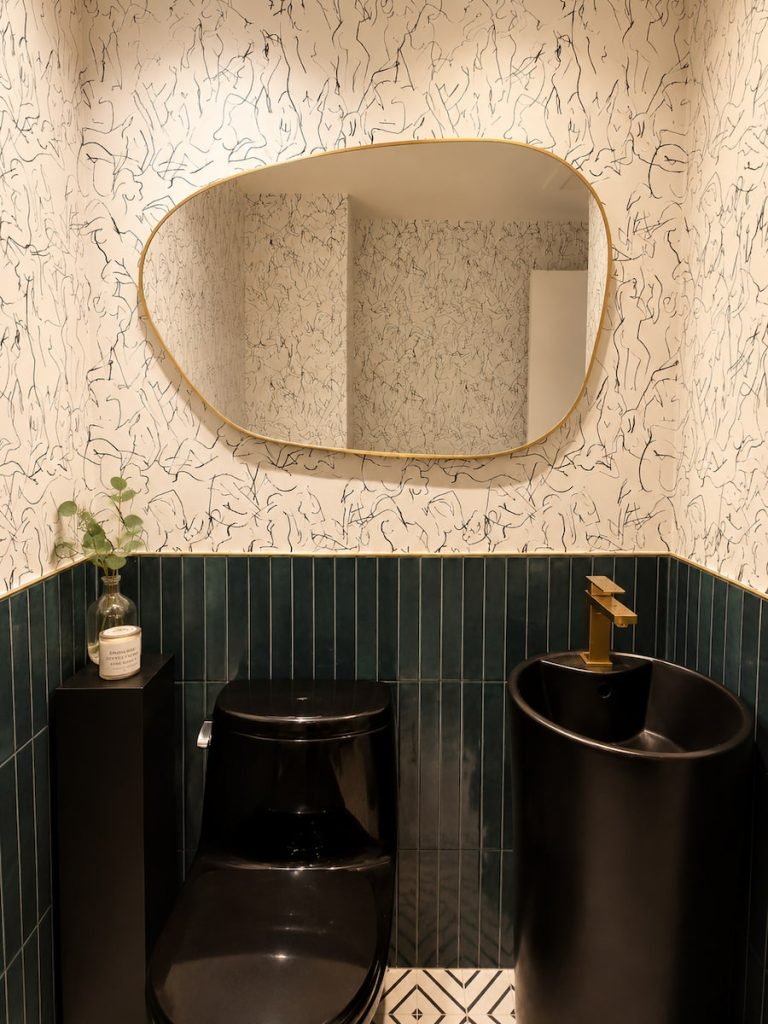 Designer Powder Room Remodel