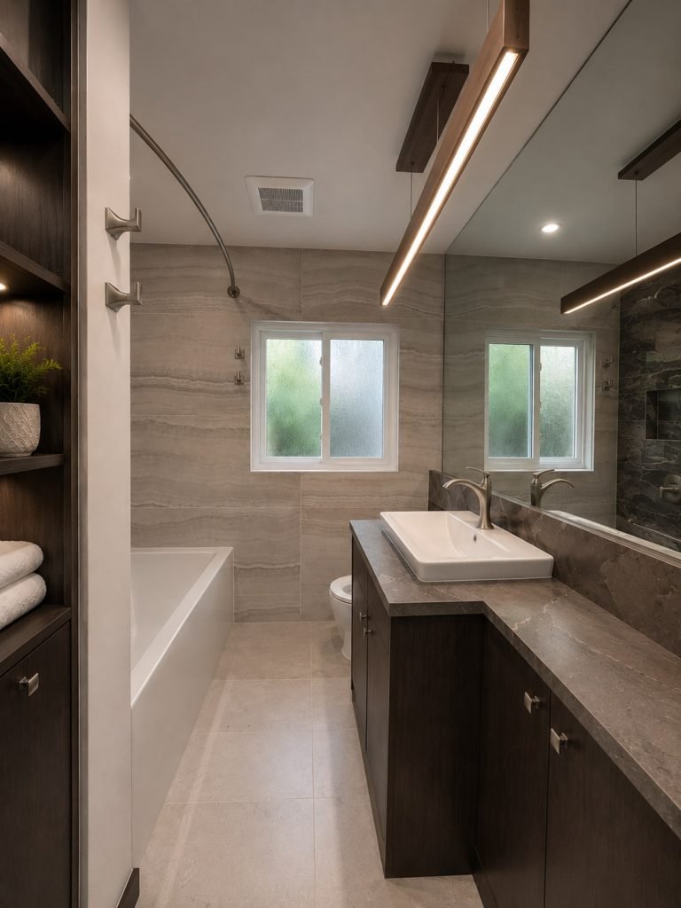 Wheelchair-Accessible Guest Bathroom Renovation