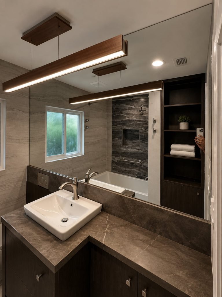 Wheelchair-Accessible Guest Bathroom Renovation