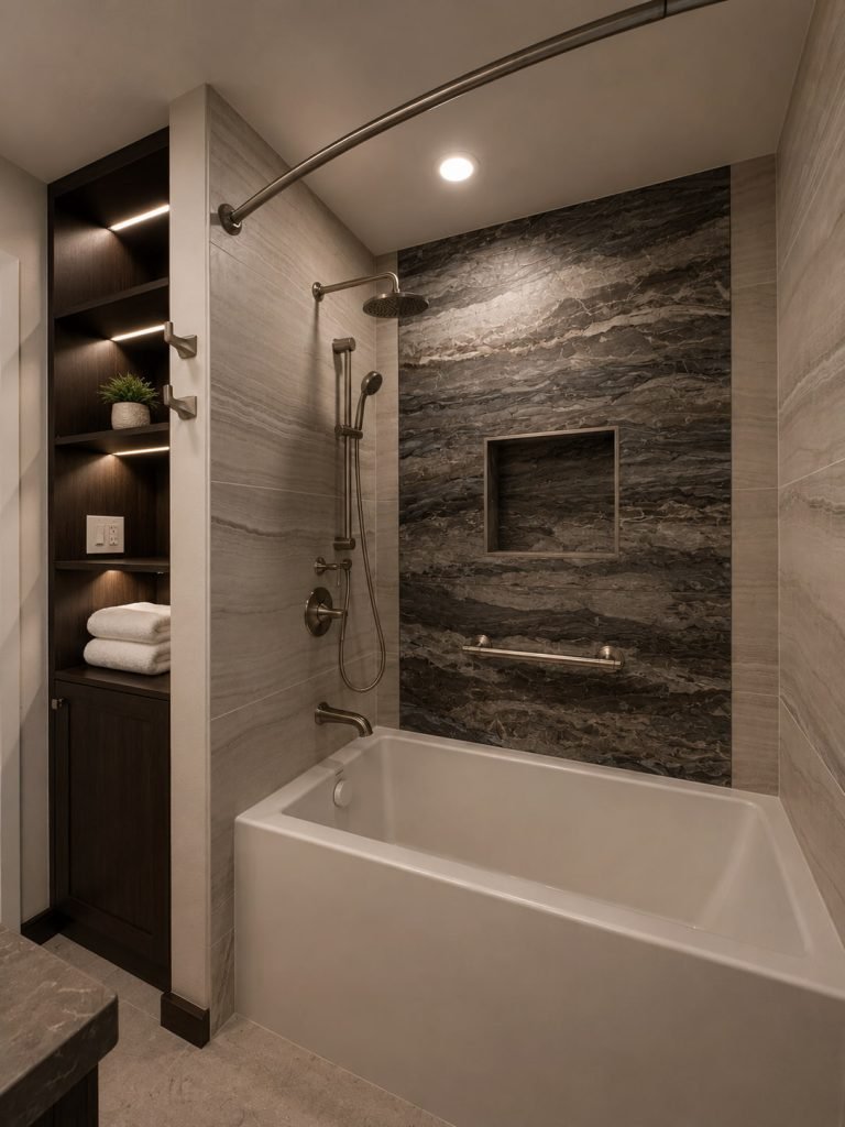 Wheelchair-Accessible Guest Bathroom Renovation