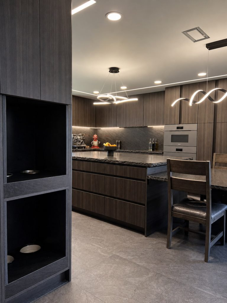 Modern Minimalist Kitchen Remodel with Hidden Appliances