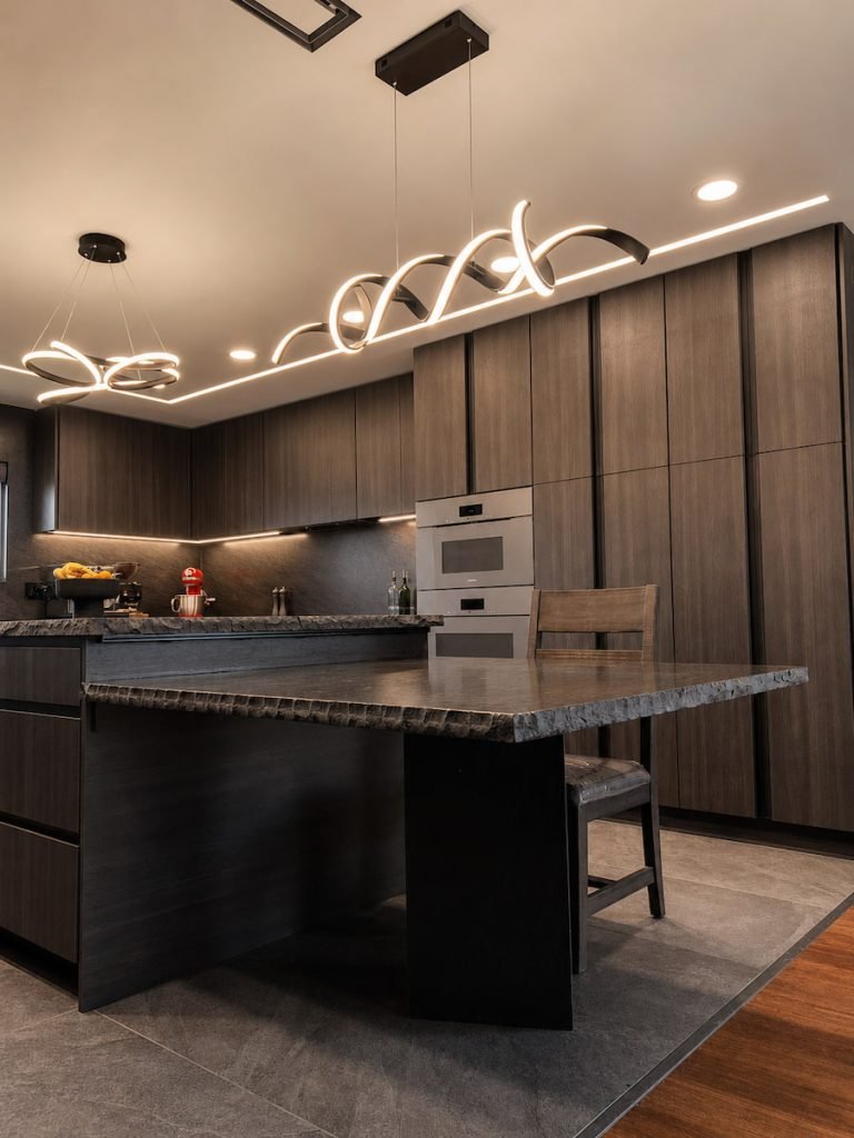 Modern Minimalist Kitchen Remodel with Hidden Appliances