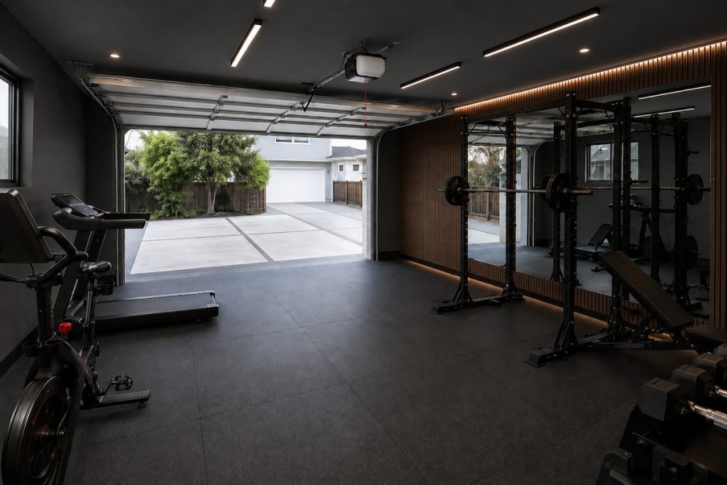 Luxury Garage-to-Gym Transformation