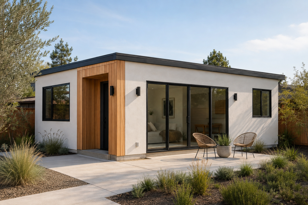 Modern Free-Standing Backyard ADU