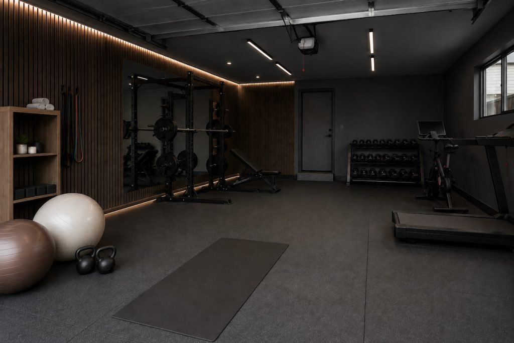 Luxury Garage-to-Gym Transformation